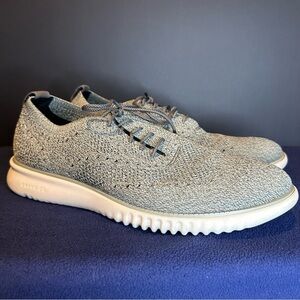 Cole Haan Zerogrand Gray Oxfords